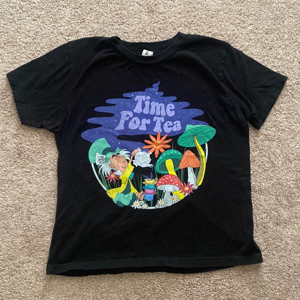 Vintage Alice in Wonderland baby tee